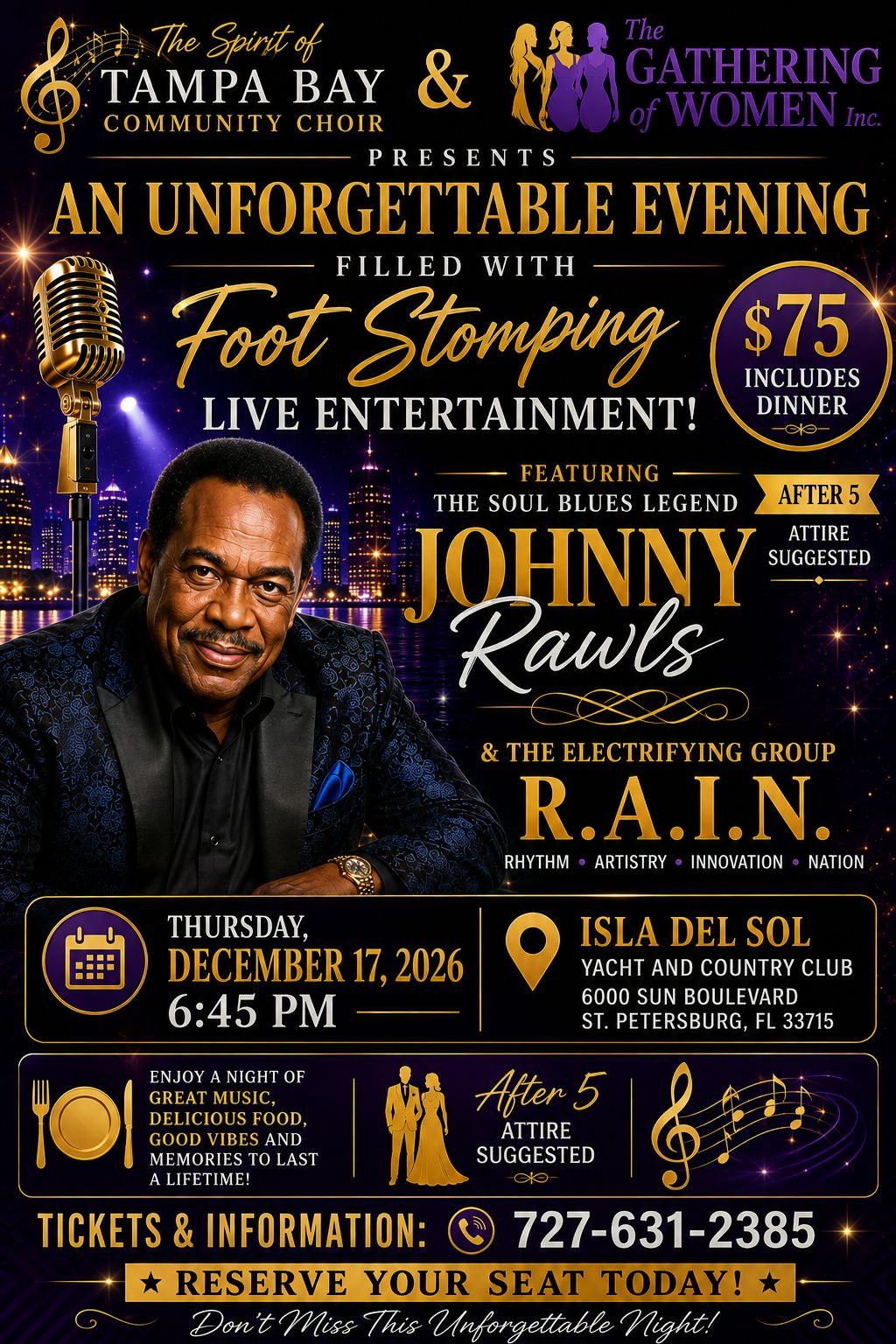 An Unforgettable Evening with Johnny Rawls and R.A.I.N
