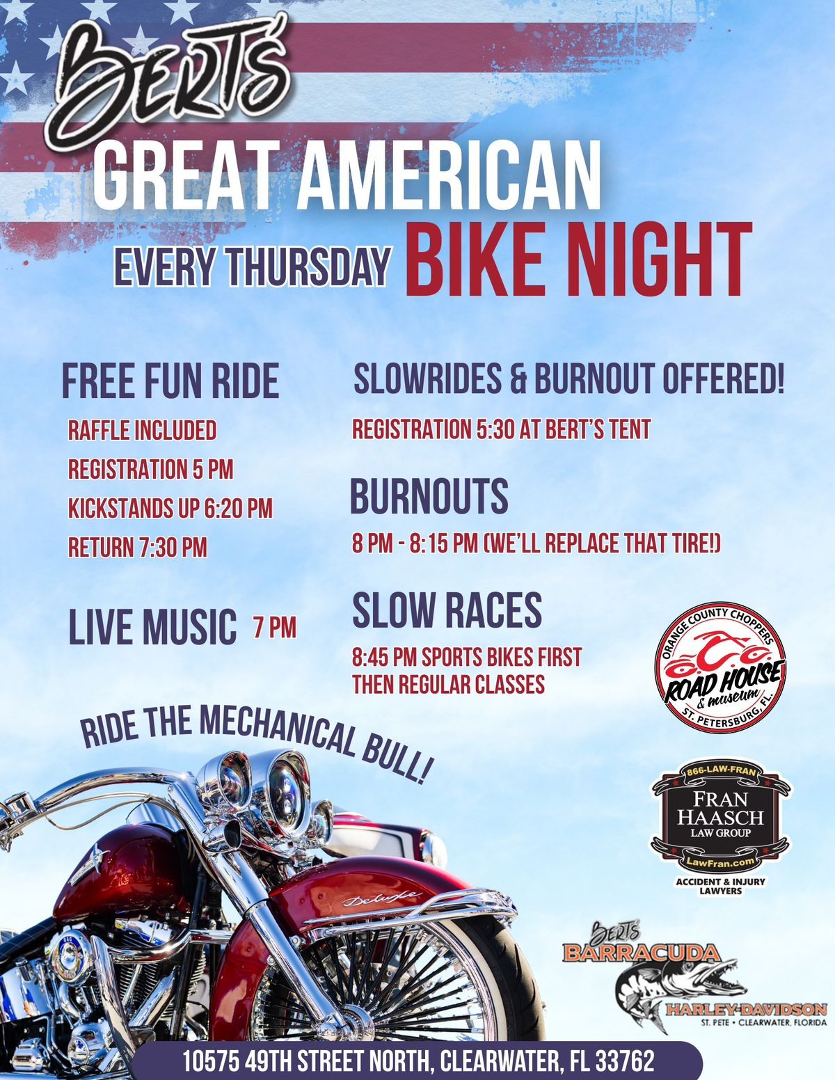 Bert's Great American Bike Night (series)