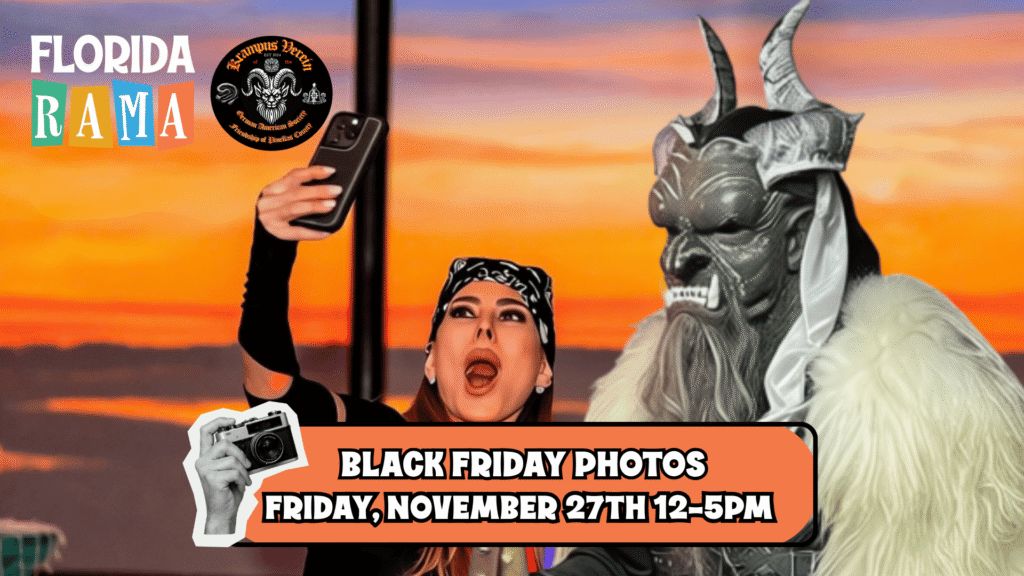Black Friday Photos with Krampus