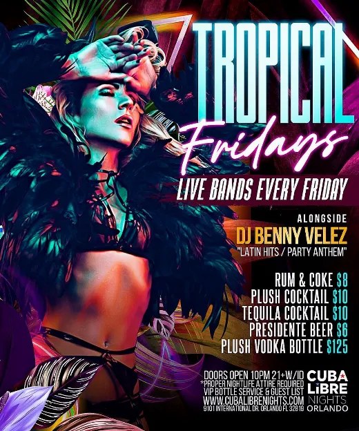 Cuba Libre Orlando Latin Friday Nights