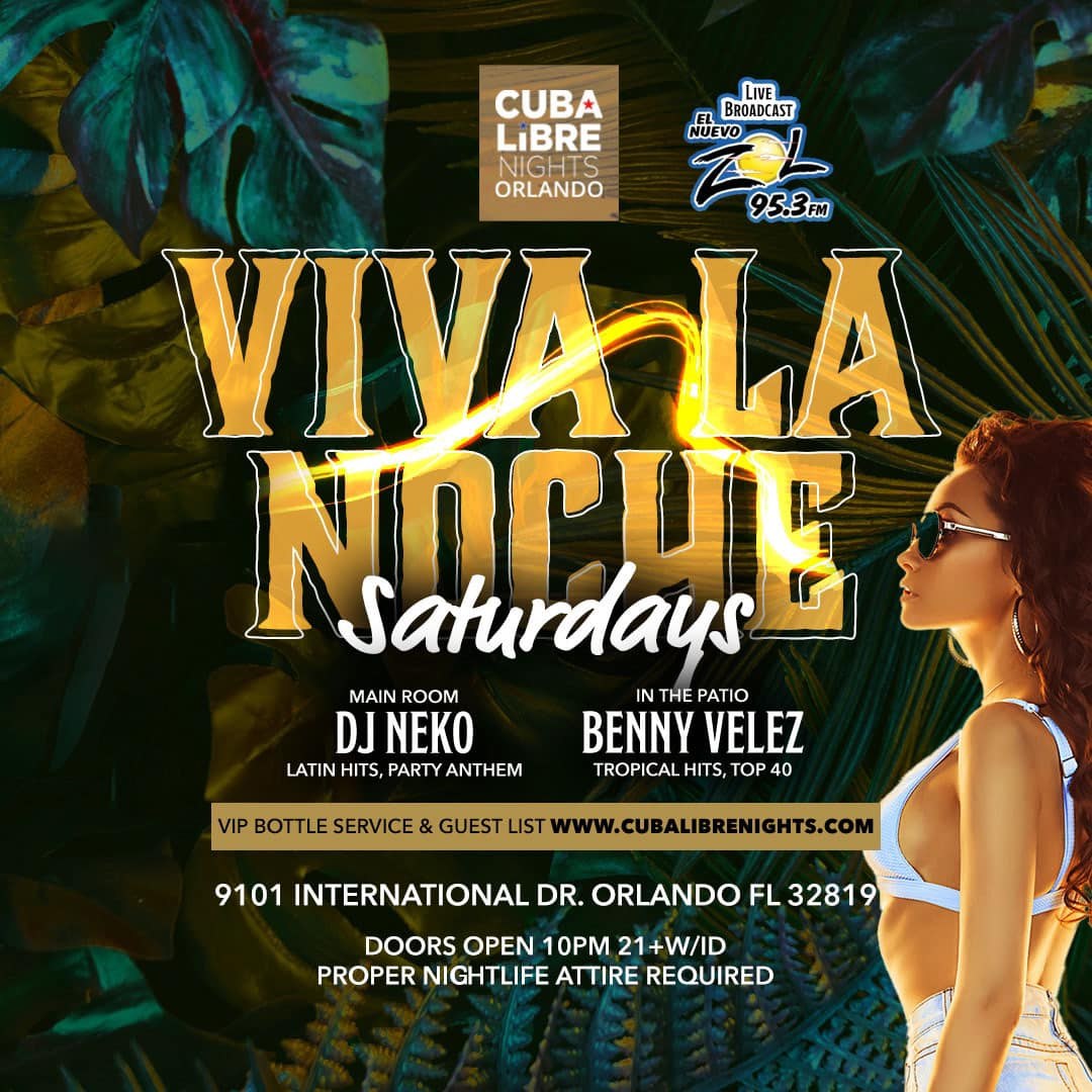 Cuba Libre Orlando Latin Saturday Nights