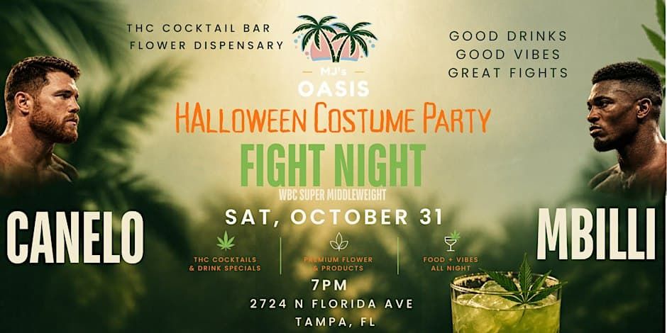 HALLOWEEN COSTUME PARTY • CANELO VS. MBILLI