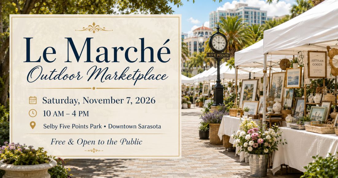 Le Marche Marketplace at Five Points Park (Parisian-style outdoor art market)